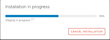 stage patches vmware vcsa upgrade