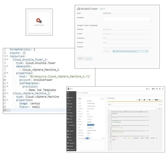 vRealize Ansible Tower integration