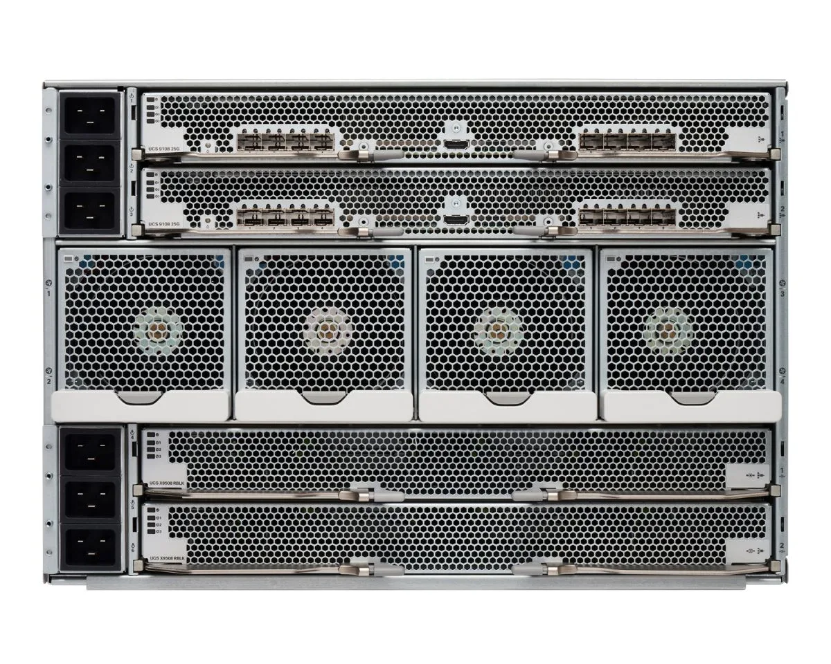 rear view of cisco ucs x series