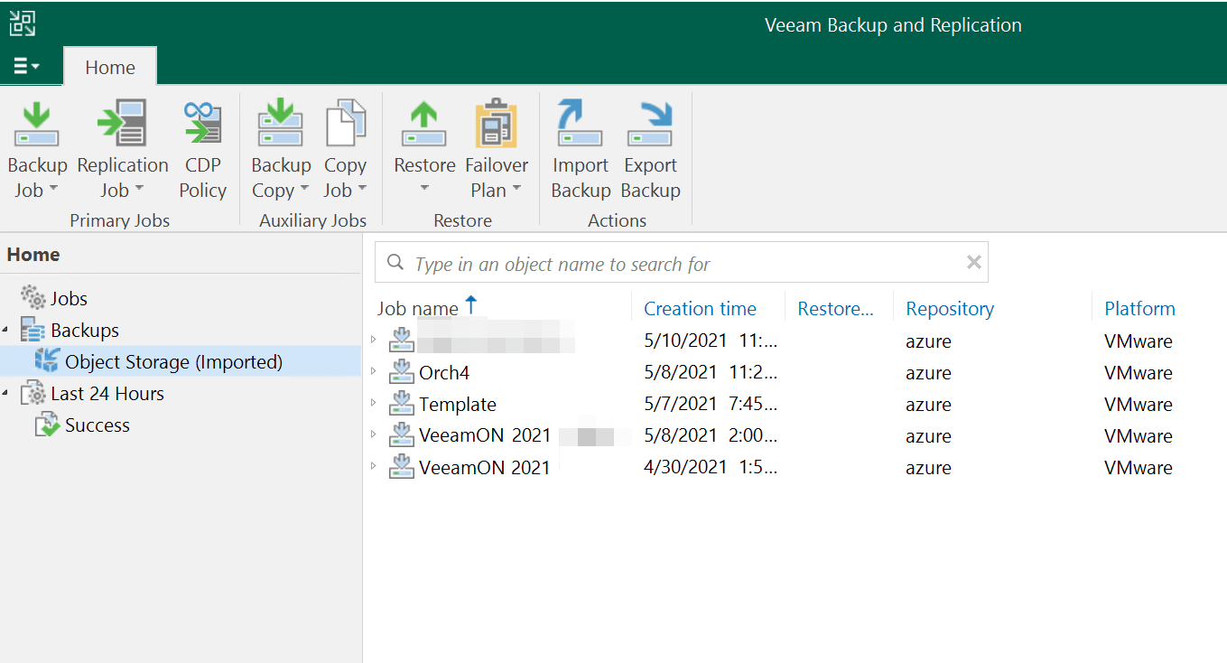 restoring backups from ransomware