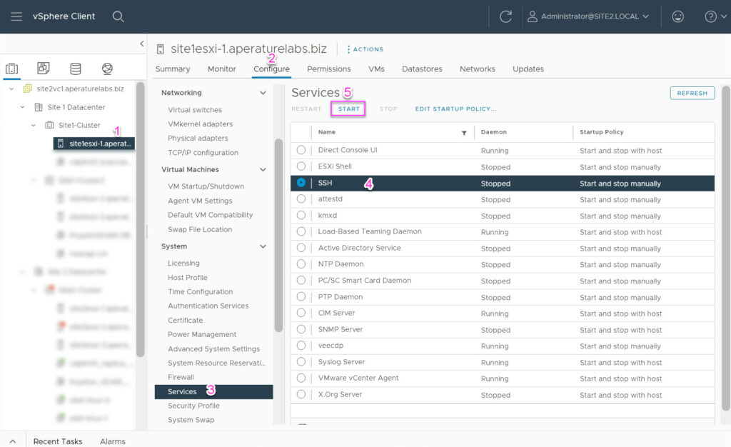 How to Enable SSH on ESXi