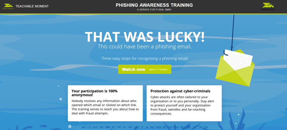 Hornetsecurity Security Awareness Service Reviewed 1